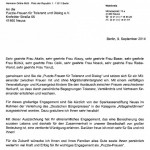 Gratulation zum Bürgerpreis an Puzzle e.V. von MdB Hermann Gröhe 09.09.2014